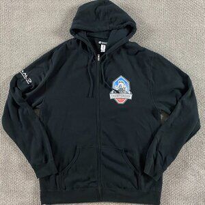 Halo Championship Series Jinx Hoodie Men's 2XL Black Full Zip Hooded Sweatshirt